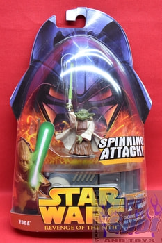 Revenge of the Sith Yoda Spinning Attack! Figure