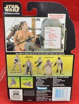 Green Card Princess Leia Organa Jabba's Prisoner Figure