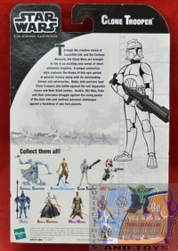 CN Clone Wars Animated Clone Trooper Figure Blue