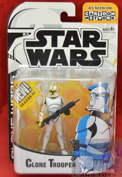 CN Clone Wars Animated Clone Trooper Figure Yellow