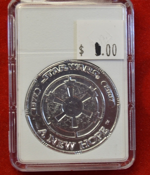 30th anniversary Darth Vader #28 Silver tone coin