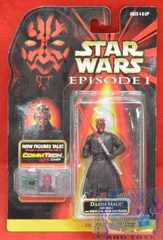 EP 1 CommTech Darth Maul Jedi Duel Figure