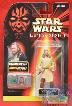 EP 1 CommTech Qui-Gon Jinn Jedi Duel Figure