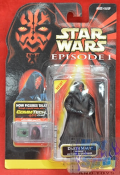 EP 1 CommTech Darth Maul Tatooine Cloaked Figure