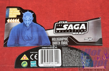 Holographic Darth Maul #048 Card Backer Insert