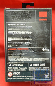 Admiral Ackbar 3.75 Black Series Figure