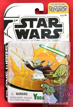 CN Clone Wars Animated Yoda Figure