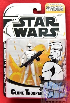 CN Clone Wars Animated Clone Trooper White