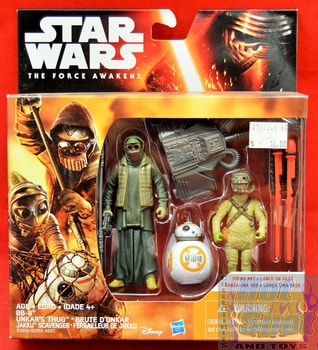 TFA BB-8 Unkar Thug and Jakku 3 Pack