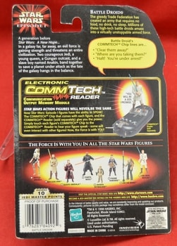 EP 1 CommTech Battle Droid Starburst Tan Figure
