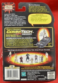 EP 1 CommTech Battle Droid Slash Tan Figure