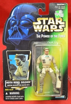 Green card Hoth rebel Soldier Figure