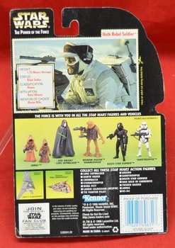 Green card Hoth rebel Soldier Figure