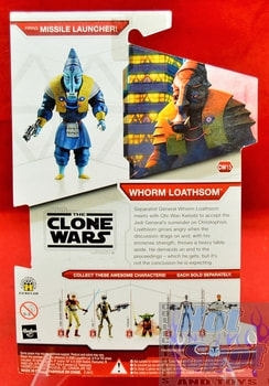 Star Wars The Clone Wars CW15 Whorm Loathsom