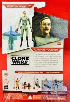 Star Wars The Clone Wars CW07 Admiral Yularen