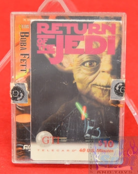 Star Wars Boba Fett Yoda Phone Cards