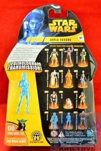 Revenge of the Sith Holographic Aayla Secura Figure