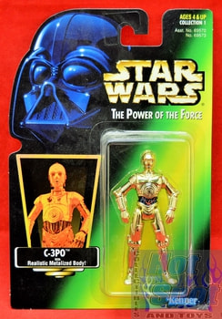 Green Card C-3PO Action Figure (Sticker)