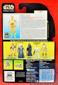 Green Card C-3PO Action Figure (Sticker)