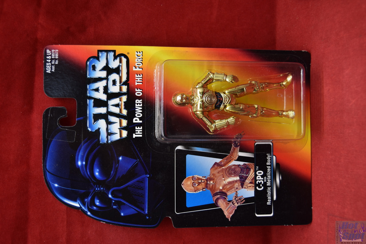 Kenner Star Wars The Power Of The Force c-3po Realistic Metalized Body Action Figure for sale online 