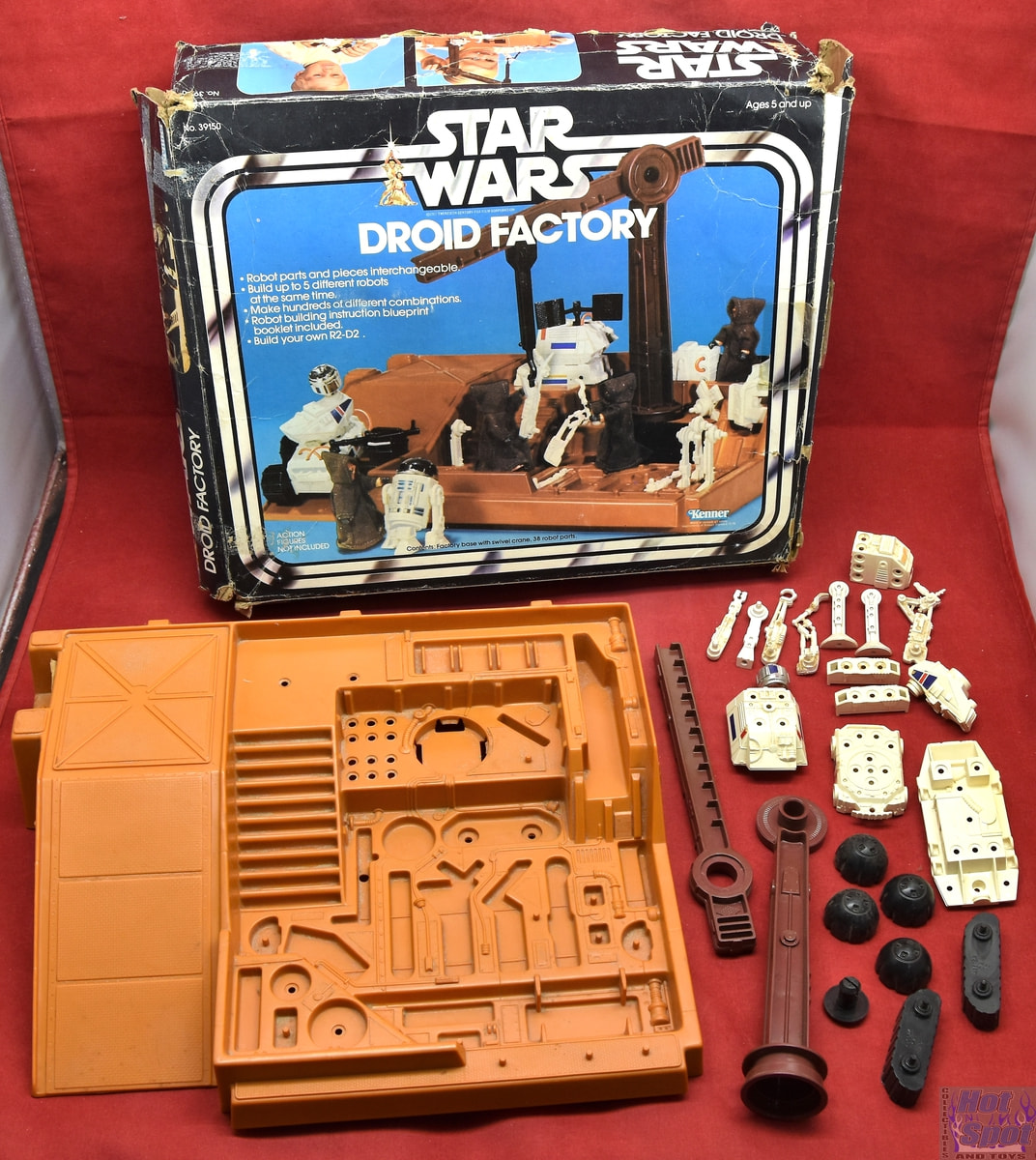 Star Wars Vintage 1979 Kenner Droid Factory Wheel Part 