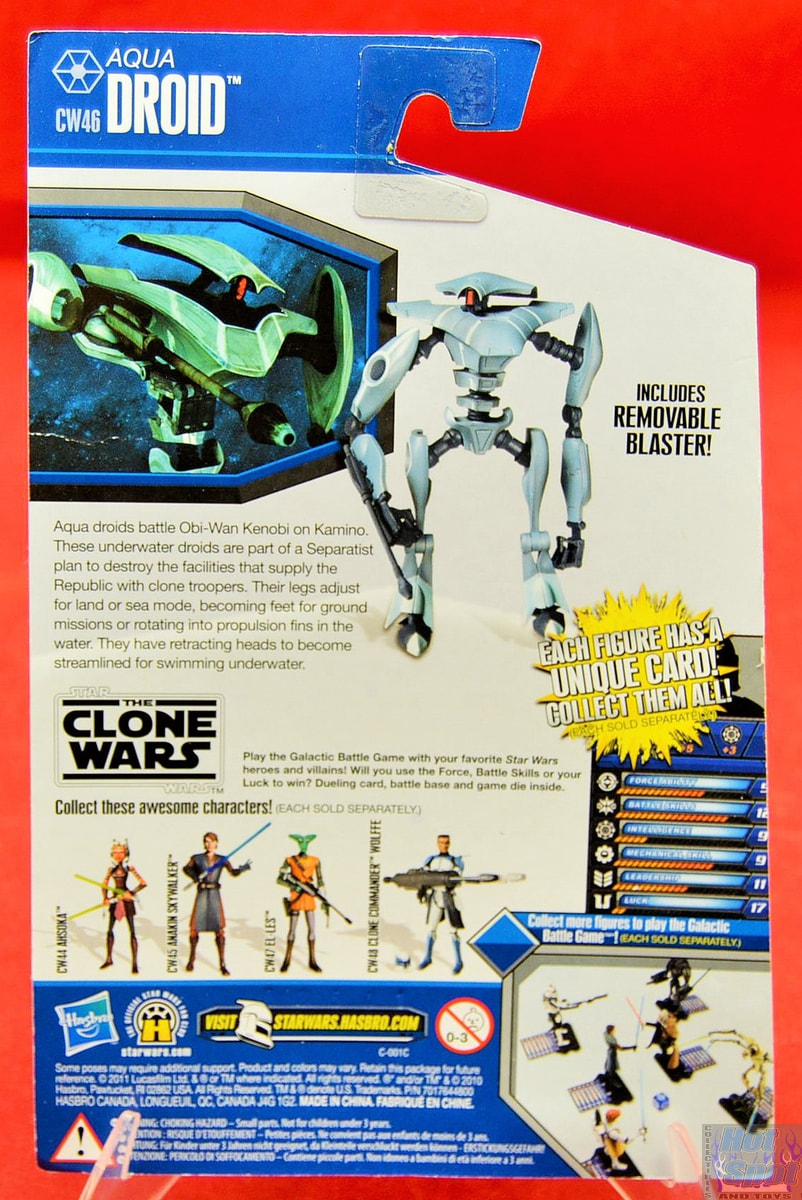 Star Wars Clone Wars Aqua Droid CW10 zum aussuchen 