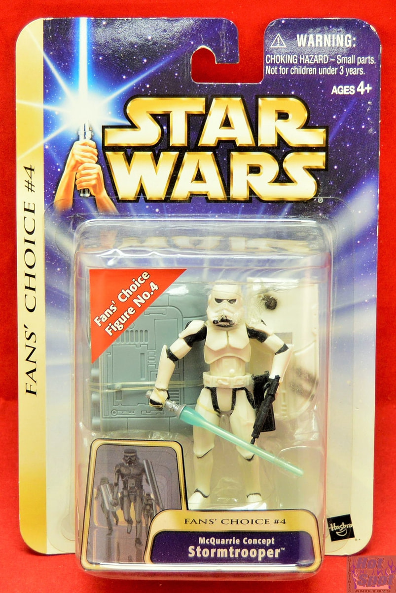 McQuarrie Concept Stormtrooper 2003 STAR WARS Saga Collection #4 Fan's Choice 