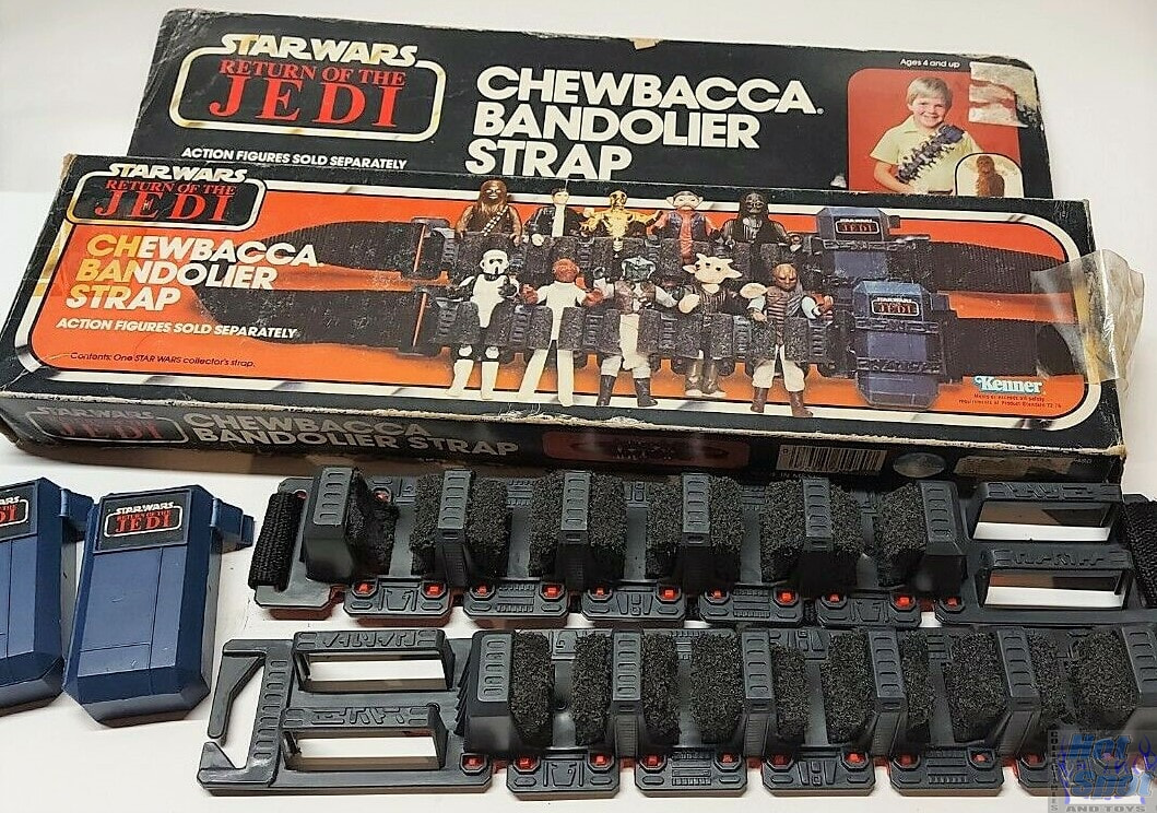 Star Wars ROTJ Chewbacca Bandolier Strap Action Figure Case 1983 Kenner No  70480