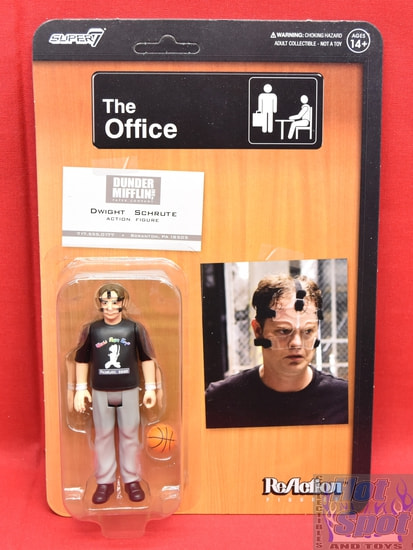 Basketball Game Dwight Schrute ReAction Figure