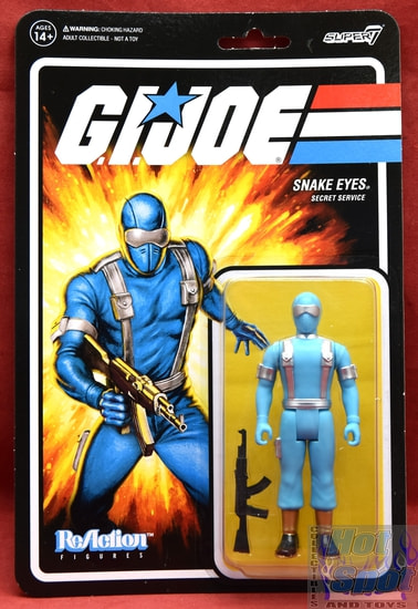 Snake Eyes Secret Service Reaction Figure