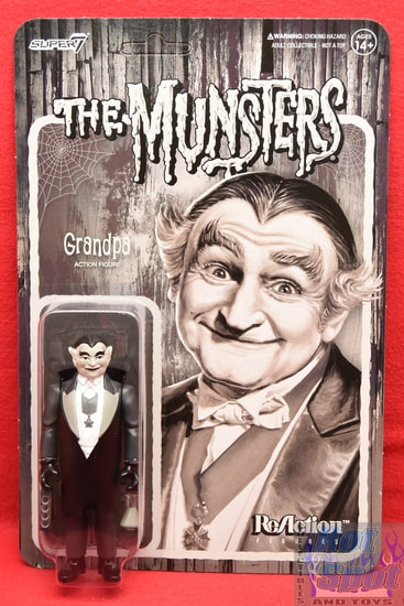 The Munsters Grandpa B&W Figure