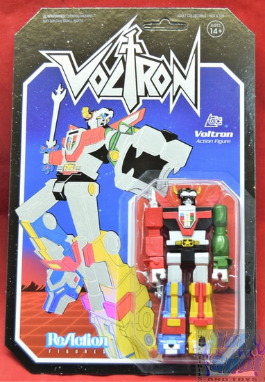 Voltron Metallic Card ReAction Figure