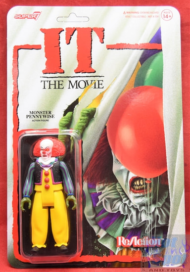 IT The Movie Monster Pennywise Reaction Figure
