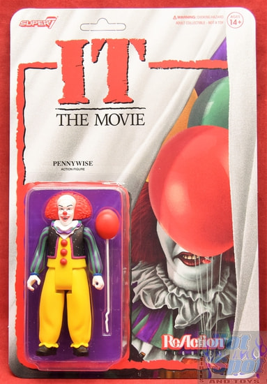 IT The Movie Pennywise The Clown Reaction Figure
