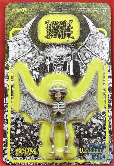 Napalm Death Scum Demon Lime Green Reaction Figure