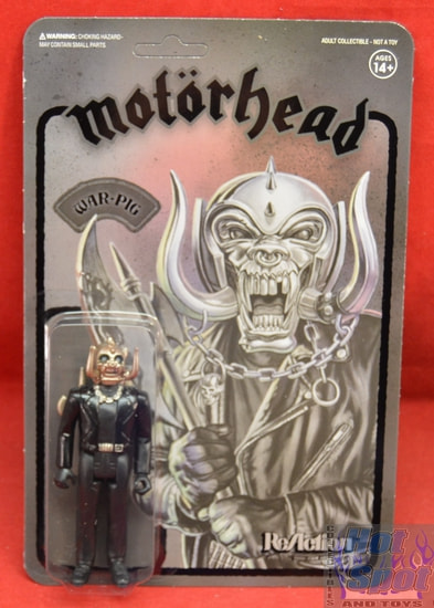 Head War-Pig Black Metal Figure Motor
