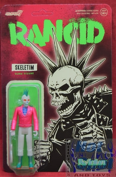 Rancid Skeletim Glow In The Dark ReAction Figure