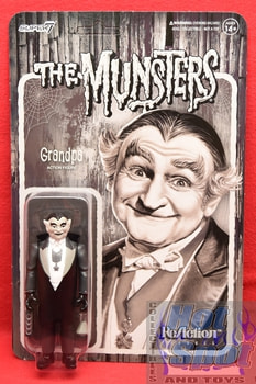 The Munsters Grandpa B&W Figure