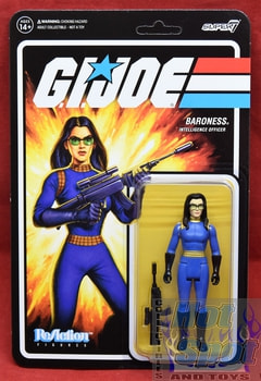 Baroness Intelligence Officer Reaction Figure