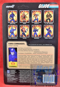Cobra Commander Enemy Leader Reaction Figure