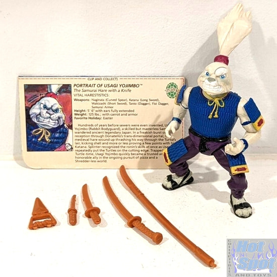 1989 Usagi Yojimbo Weapons & Accessories