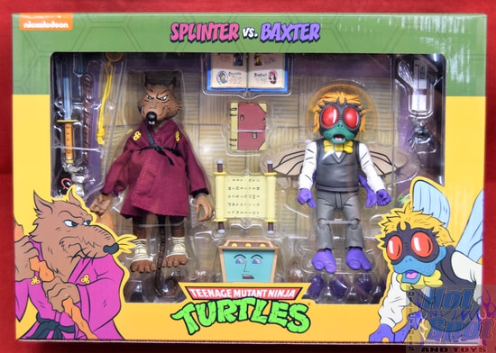 Cartoon Splinter vs. Baxter 2 pack