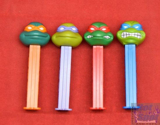 2005 TMNT Pez Dispenser Lot of 4 - Loose