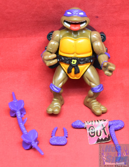 1991 Talkin Turtles Donatello Weapons & Accessories