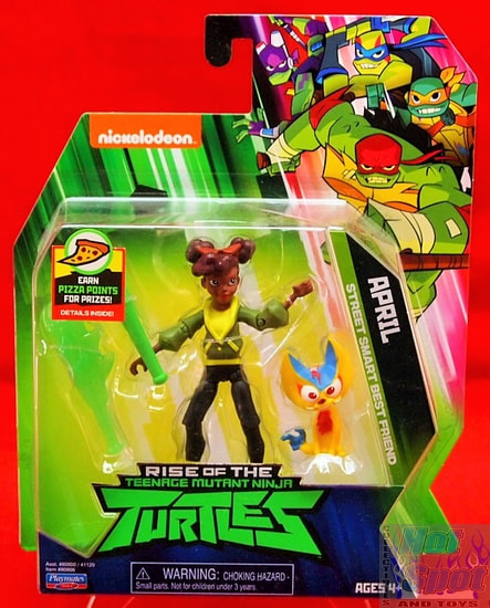 Rise of the TMNT April Street Smart Best Friend Action Figure