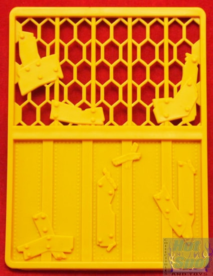 2012 Sewer Layer Yellow Fence Playset Part