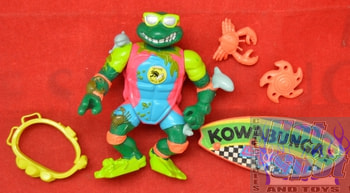 1990 Sewer Surfer Mike Weapons & Accessories