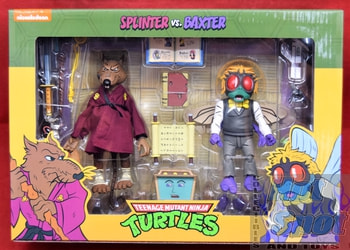 Cartoon Splinter vs. Baxter 2 pack