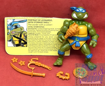 1991 Storage Shell Leonardo Figure