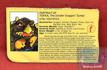 1991 Tokka File Card